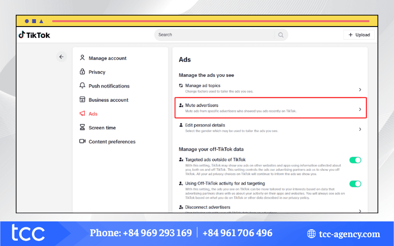 cách chặn quảng cáo tiktok trên điện thoại oppo