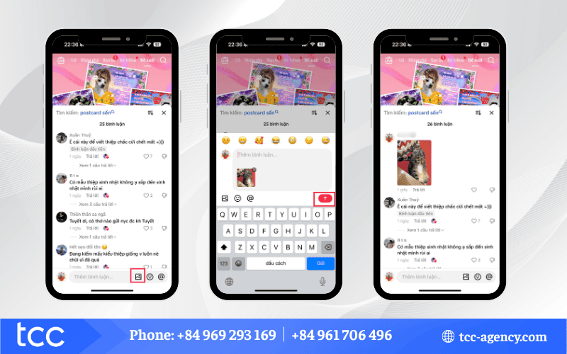 cách cmt ảnh trên TikTok