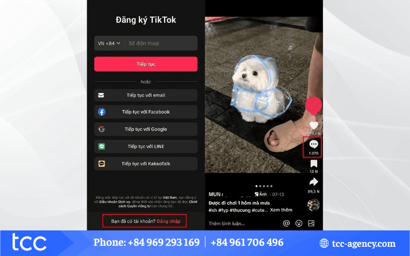 cách comment có ảnh trên TikTok