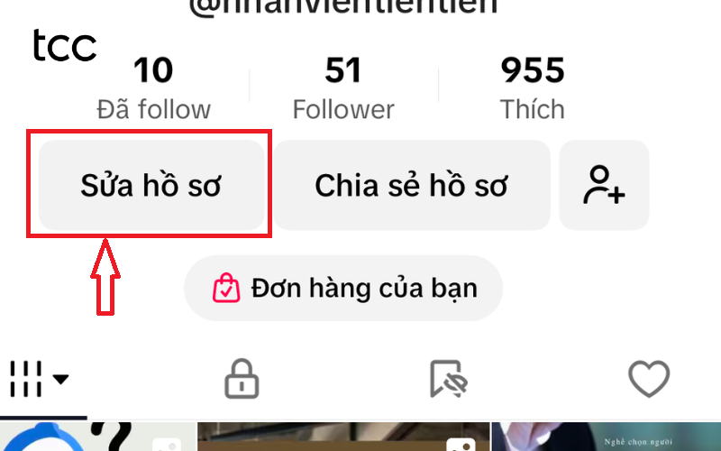 đổi tên trên TikTok