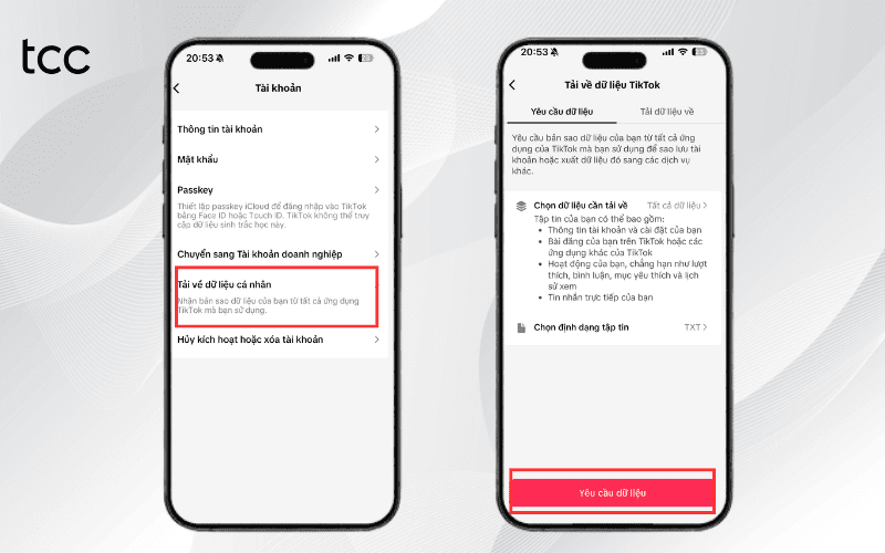 khoá tài khoản tiktok