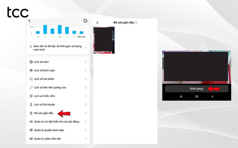 cách khôi phục video đã xóa trên tiktok