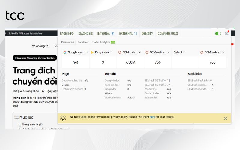 công cụ kiểm tra website chuẩn seo