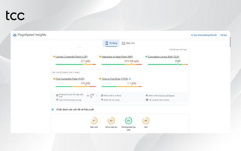 kiểm tra website chuẩn seo hiệu quả