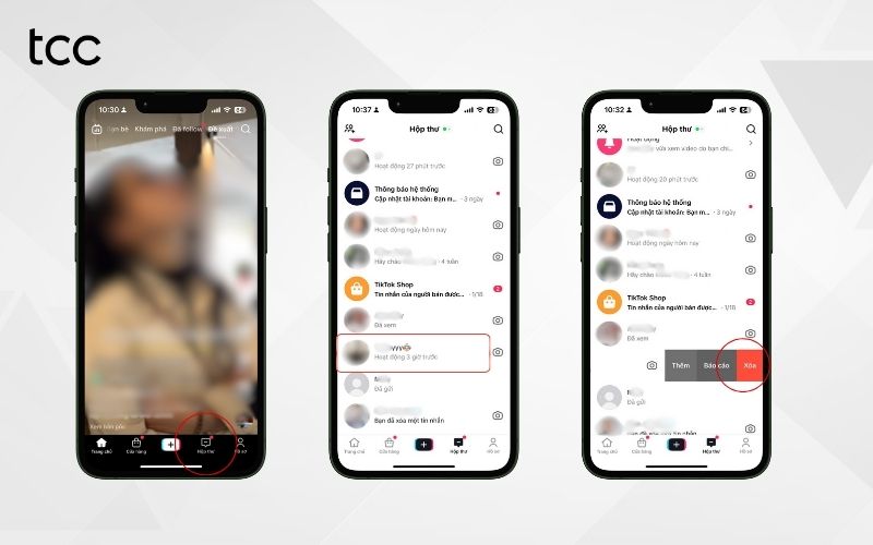 cách xóa tin nhắn trên tiktok nhanh nhất