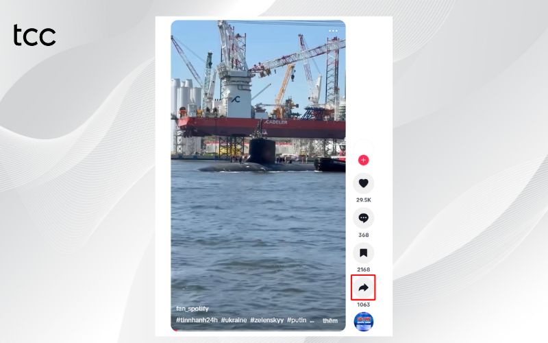 cách tải video trên TikTok khi không có nút lưu
