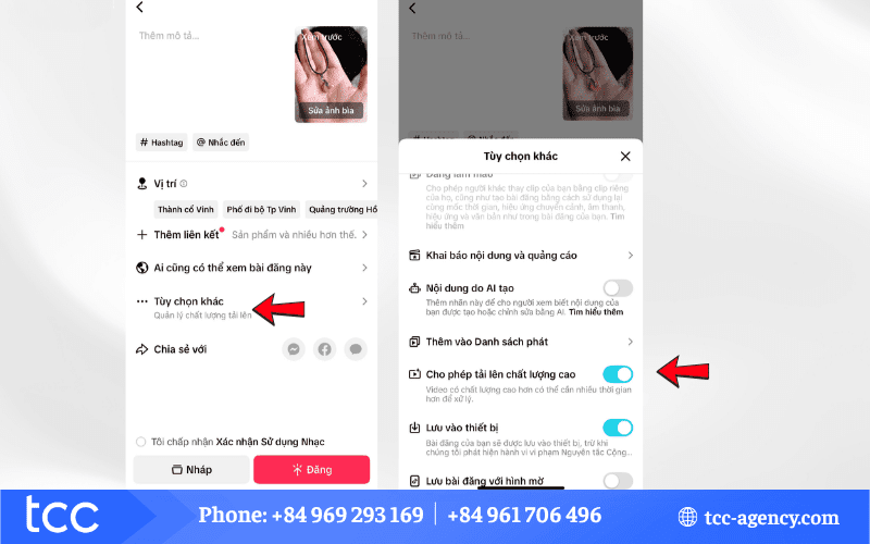 cách tải video tiktok không bị mờ