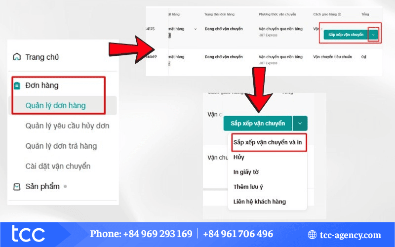 cách xác nhận đơn hàng tiktok