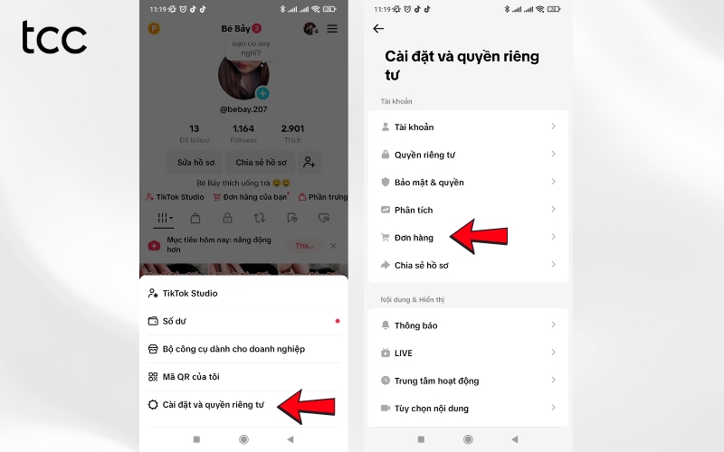 phương thức thanh toán tiktok shop