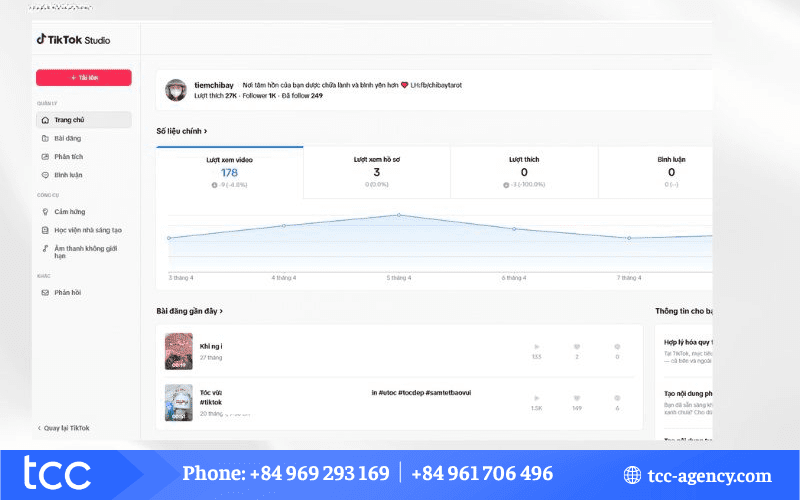 live studio TikTok bán hàng