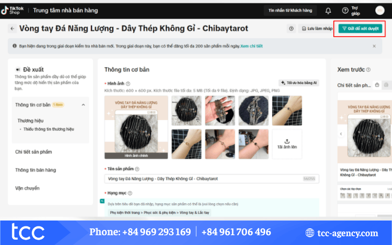 đăng sản phẩm lên tiktok shop bị đình chỉ