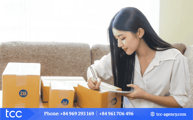 in đơn tiktok shop bằng điện thoại