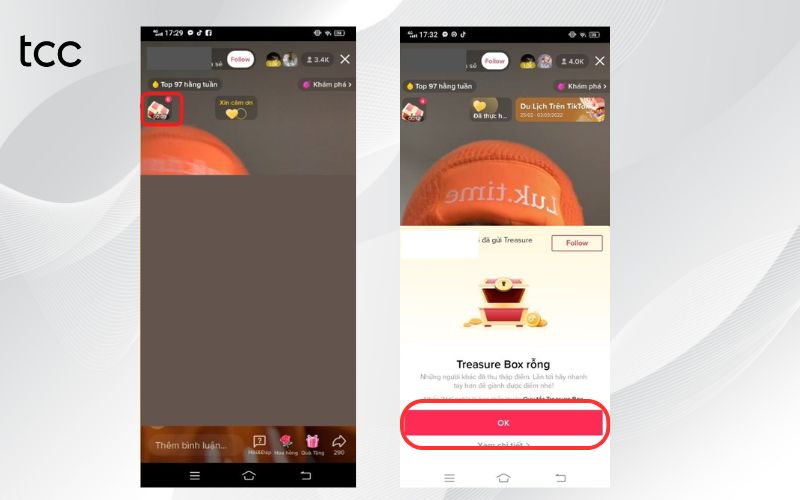 lụm xu trên tiktok