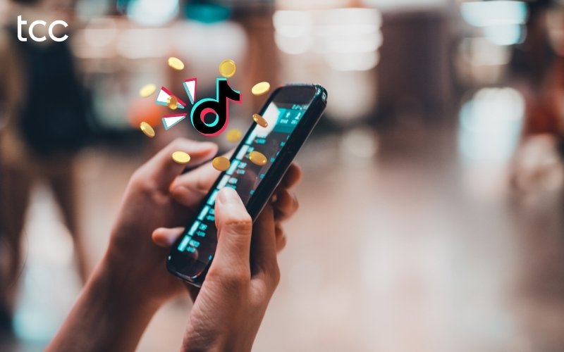 lụm xu trên tiktok