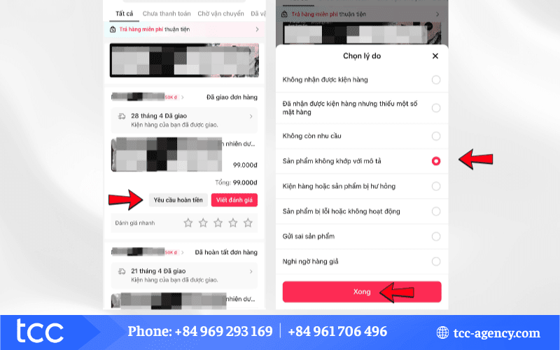 hướng dẫn trả hàng trên tiktok