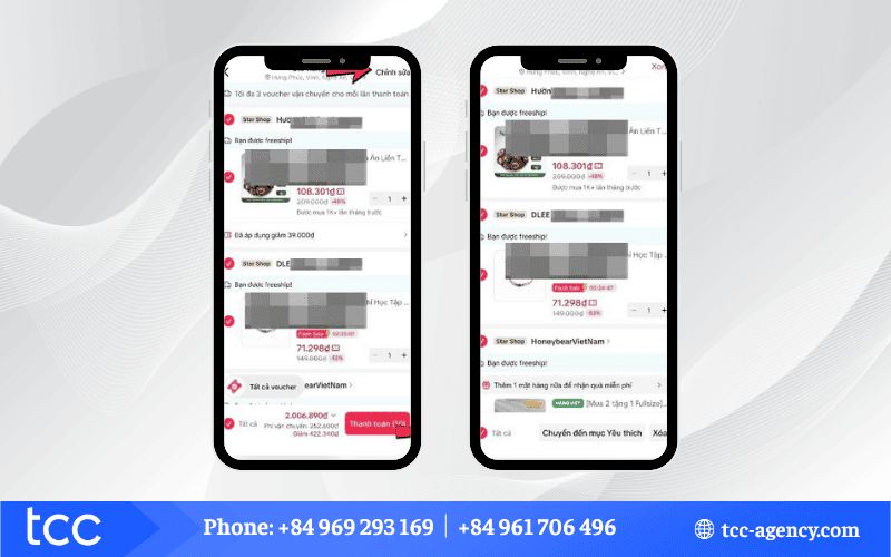 cách xóa giỏ hàng trên tiktok