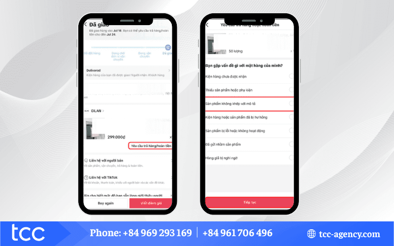 hoàn tiền tiktokshop
