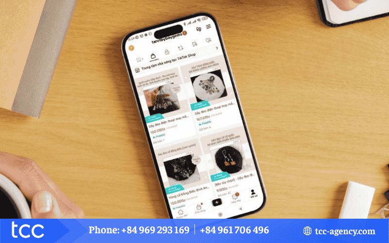 không hiện sản phẩm trên tiktok shop