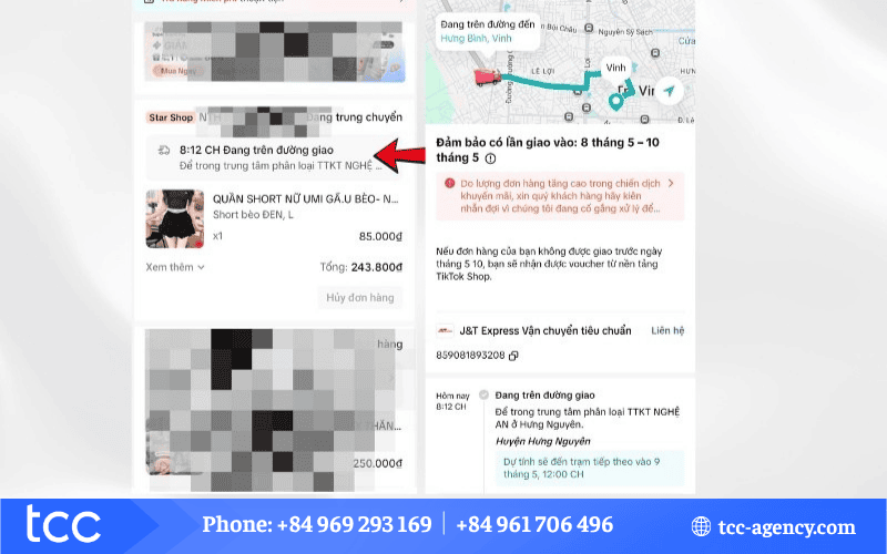 cách kiểm tra đơn hàng tiktok