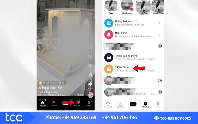 kiểm tra đơn hàng tiktok