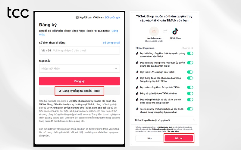 cách tạo TikTok Shop trên điện thoại