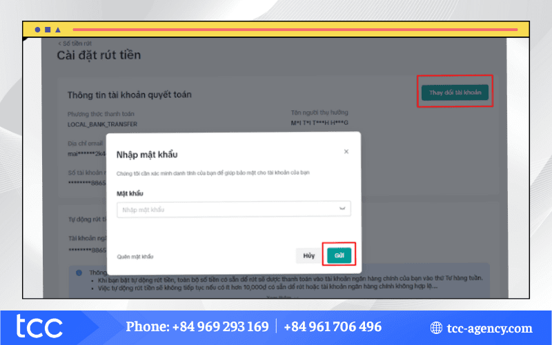thay đổi phương thức thanh toán trên tiktok