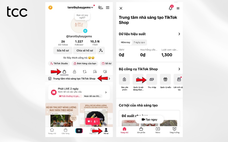 cách rút tiền từ TikTok về ngân hàng