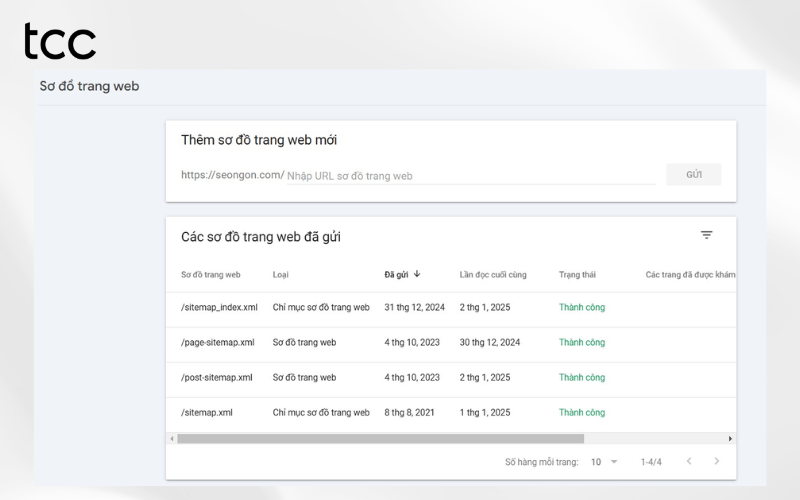 cách dùng google search console