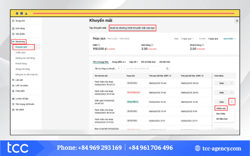 cách sửa giá sản phẩm trên tiktok shop đơn giản