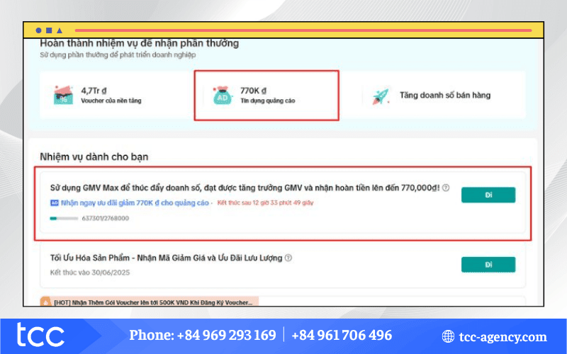 chiết khấu của tiktok shop