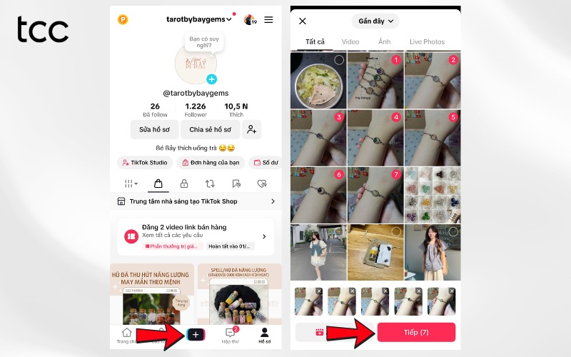 hiệu ứng chuyển ảnh trên capcut