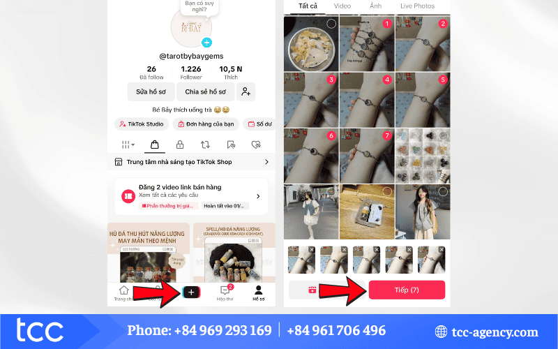 hiệu ứng chuyển ảnh trên capcut