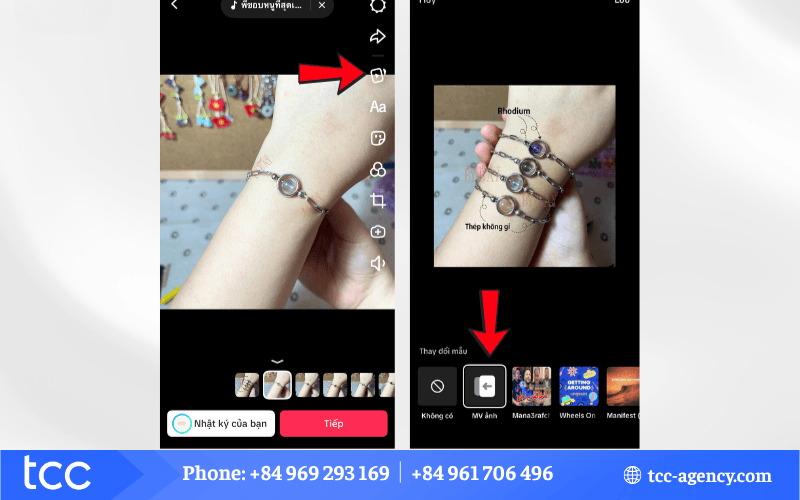 hiệu ứng chuyển ảnh trên TikTok là gì