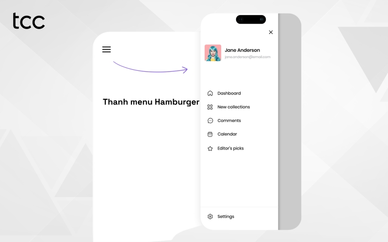 Thanh điều hướng Hamburger