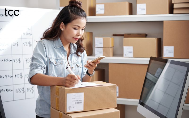 xử lý đơn hàng TikTok Shop