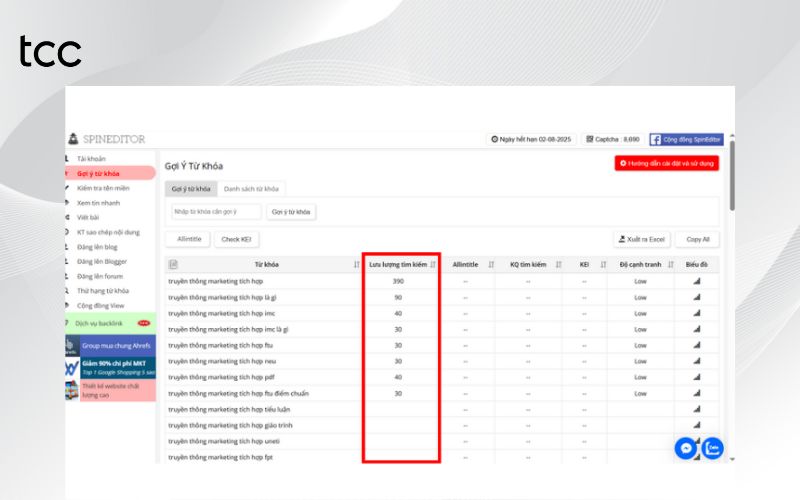 search volume là gì 2025