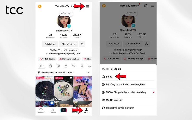 1 xu trên TikTok được bao nhiêu tiền