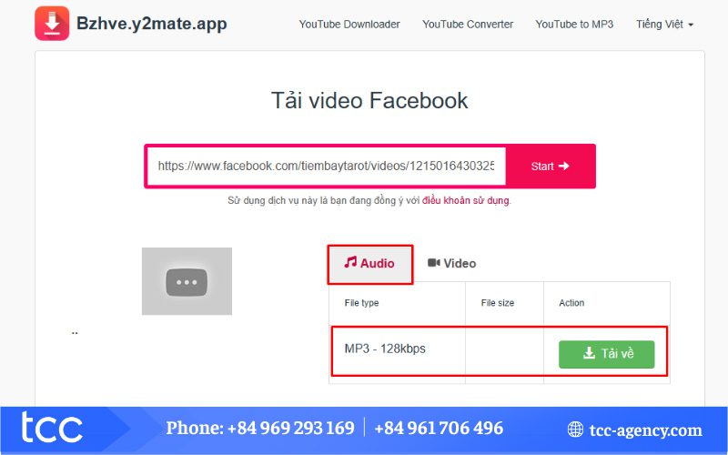 cách tải nhạc trên facebook về điện thoại
