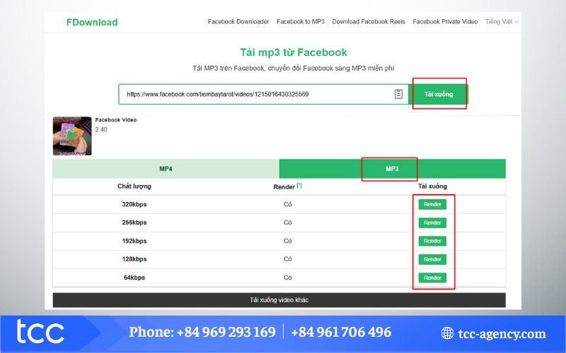 cách tải nhạc trên facebook đơn giản