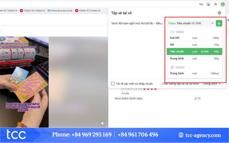 cách tải video livestream từ facebook