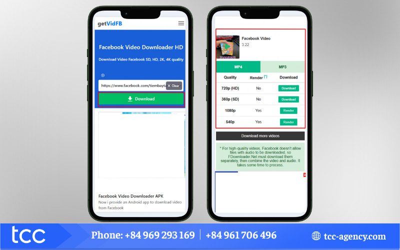 cách lưu video trên fb về điện thoại iphone