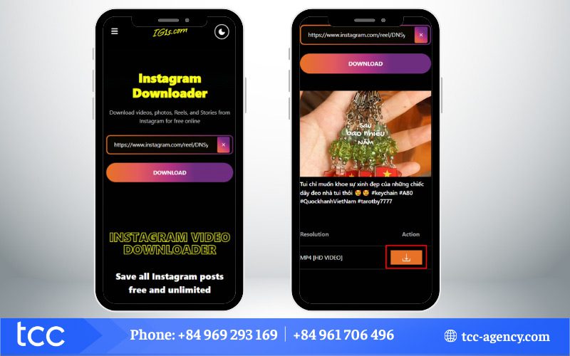 cách tải video trên ig về điện thoại