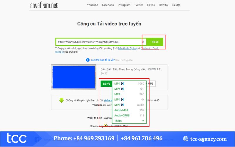 cách lưu video youtube về pc
