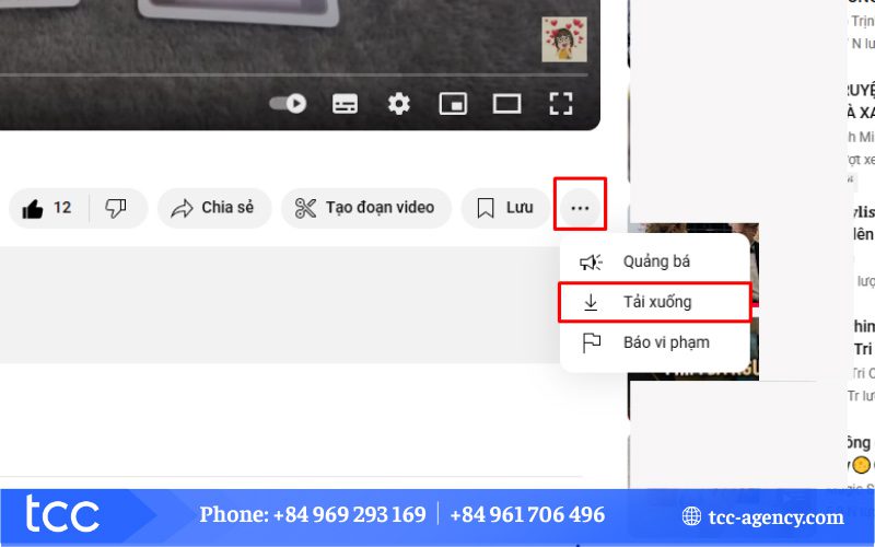 cách lưu 1 video trên youtube về máy tính
