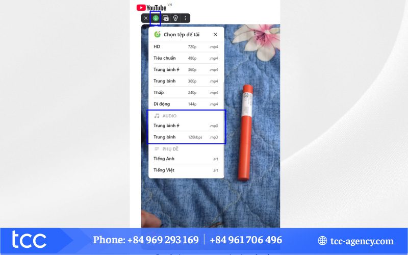 cách lưu video youtube thành mp3