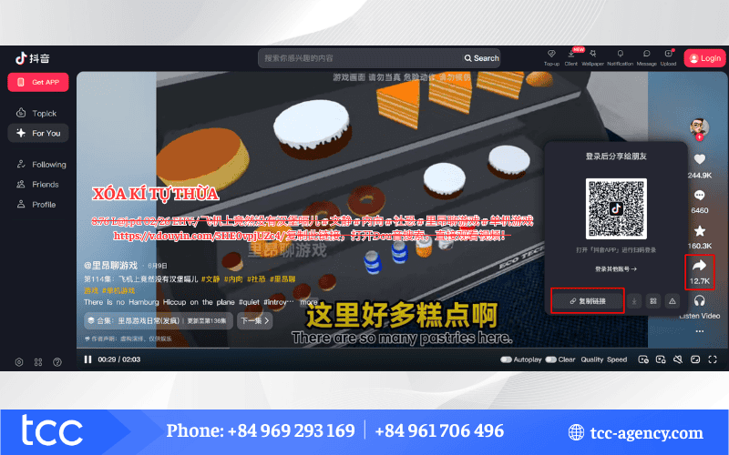 tải video tiktok trung quốc không dính logo