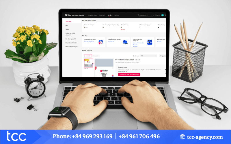 trình quản lý quảng cáo tiktok trên điện thoại