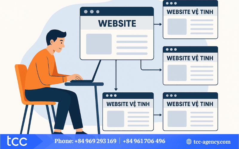 website vệ tinh là gì