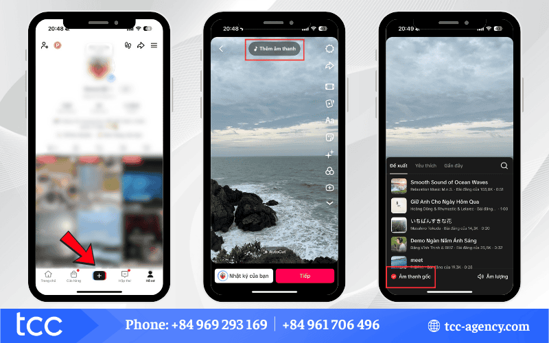 cách chỉnh âm thanh gốc tiktok