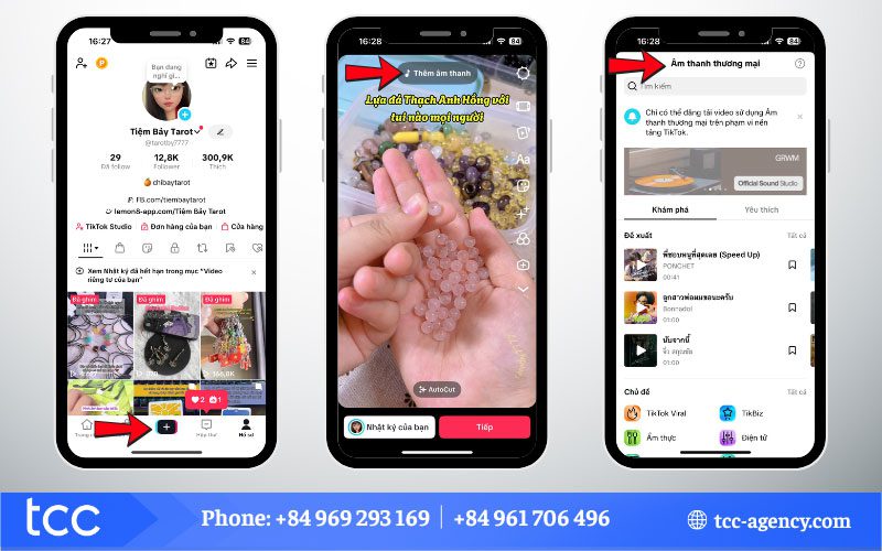 cách bỏ âm thanh thương mại trên tiktok